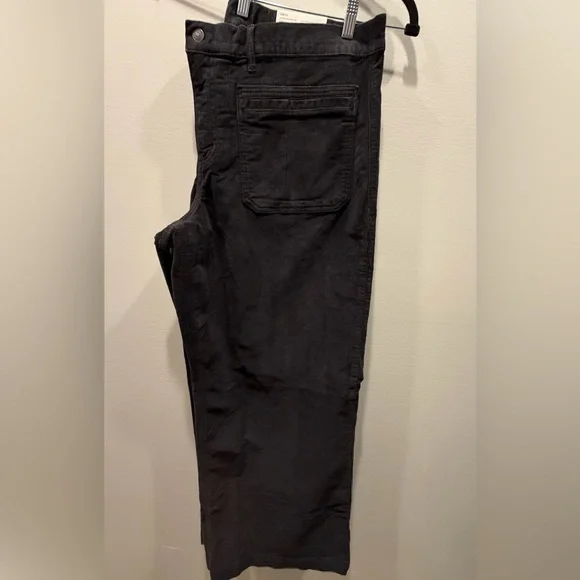 American Eagle 🦅 Outfitters Stretch Corduroy Low Rise Baggy Wide Leg Pants - Picture 2 of 5